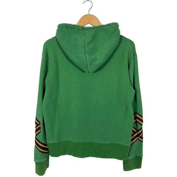 Gucci "Blind For Love" Pullover Terrycloth Hoodie Green Men's size Small - Picture 2 of 16